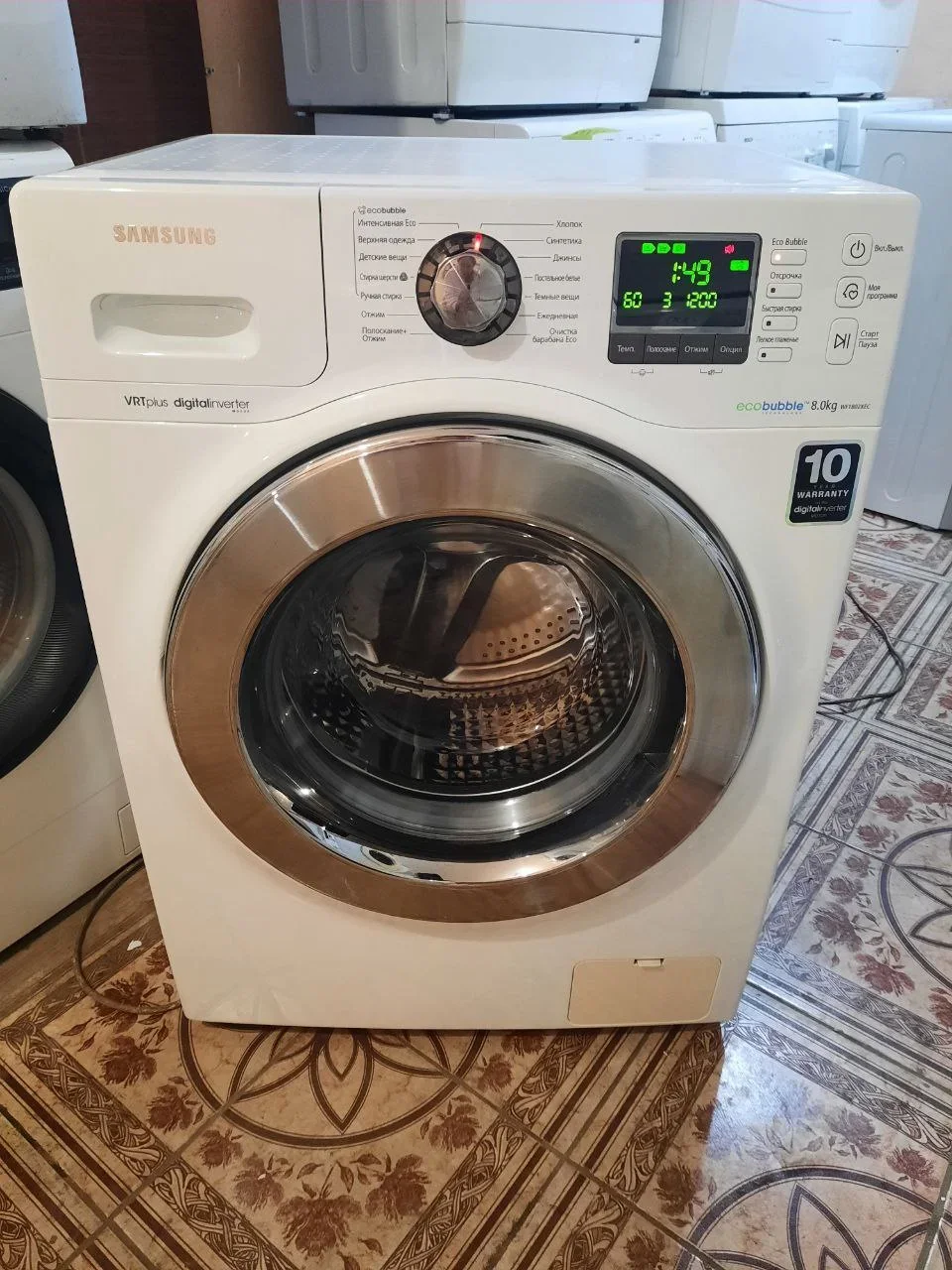 Samsung WF-1802XEC — реальне фото