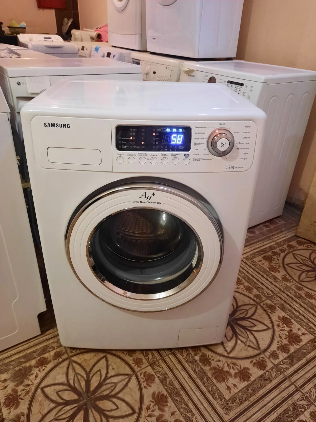 Samsung Silver Nano — 5,2 кг — реальне фото