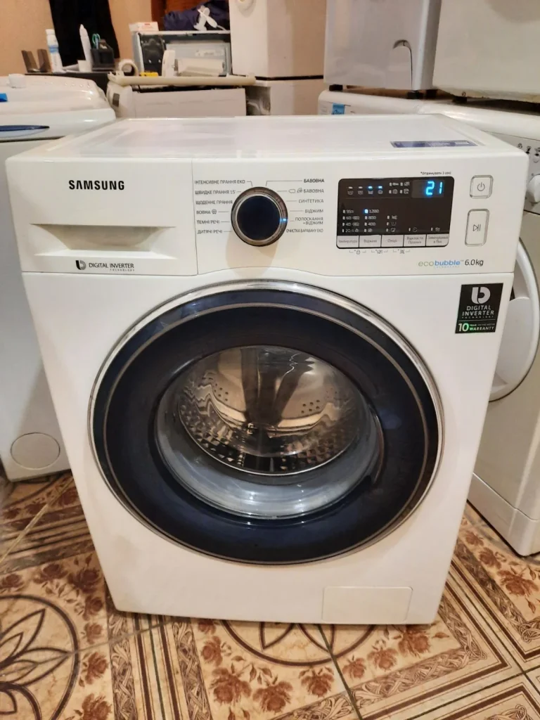 Samsung EcoBubble Digital Inverter — 6 кг — реальне фото